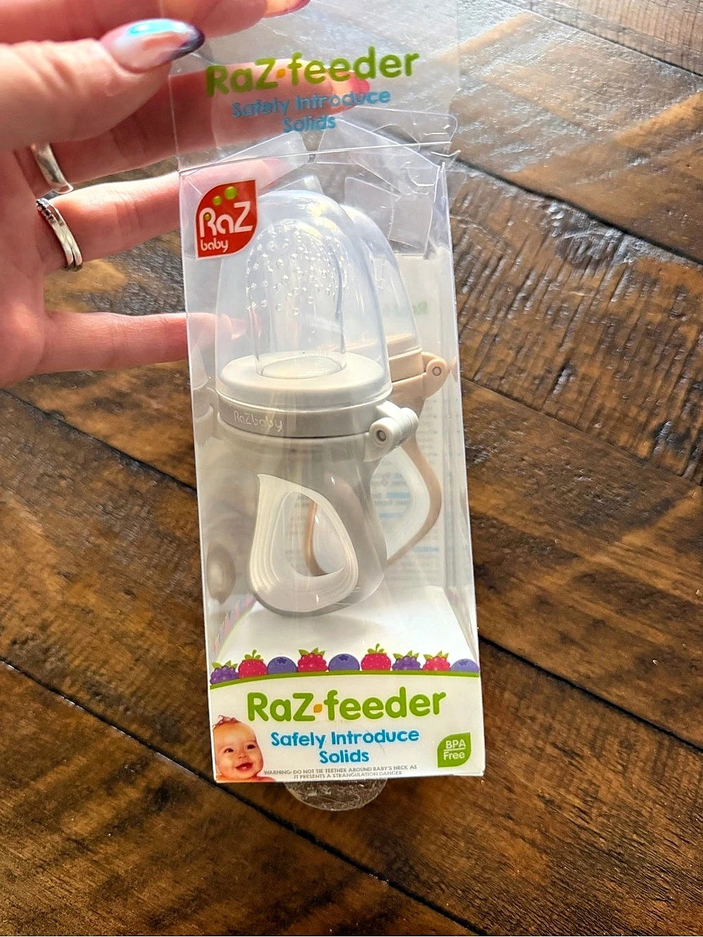 Razbaby RaZ-feeder Safely Introduce Solids 2-Pack Baby Feeder Set